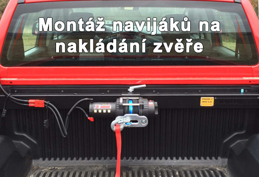 Montáž navijáku na nakládání zvěře
